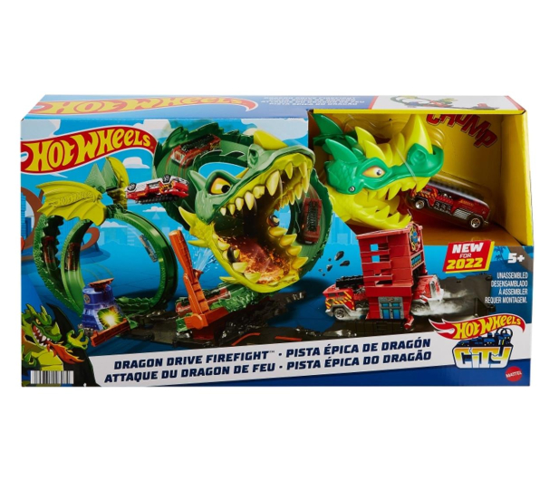 Hot Wheels City Pętla Smoka - 1034594 - zdjęcie 5